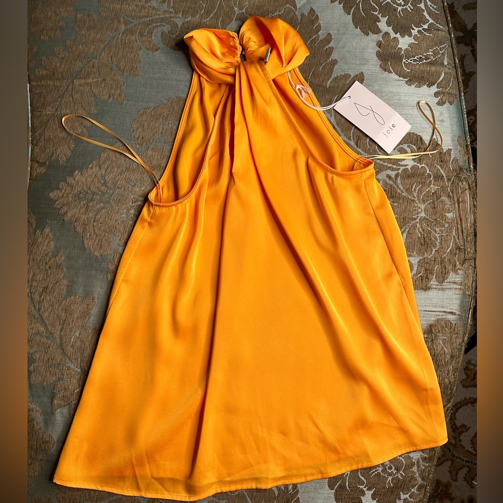 NWT Joie Orange High Neck Top XS
